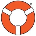Lifering Secular Recovery logo orange lifesave