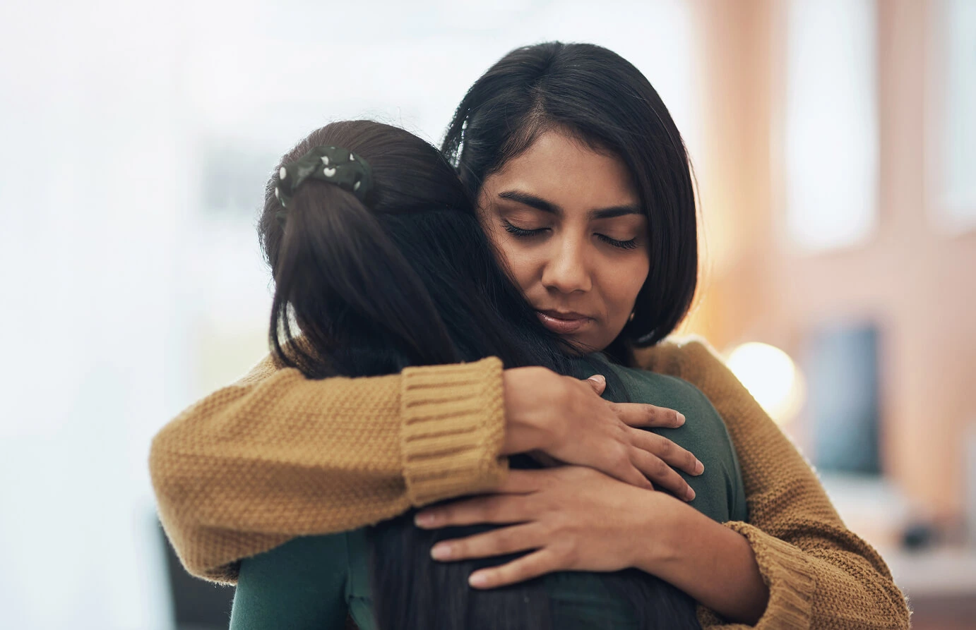 People hugging
