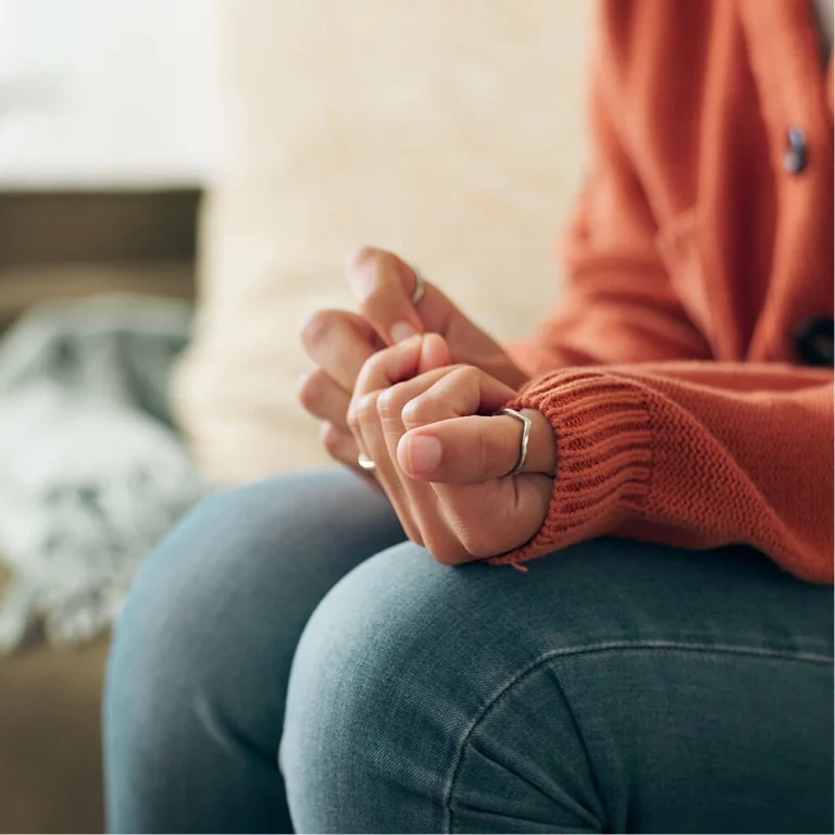 Persons hands