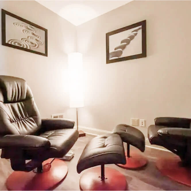 Chairs inside a room