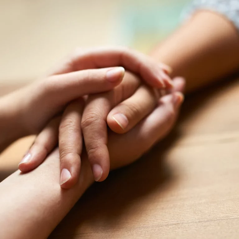 People holding hands