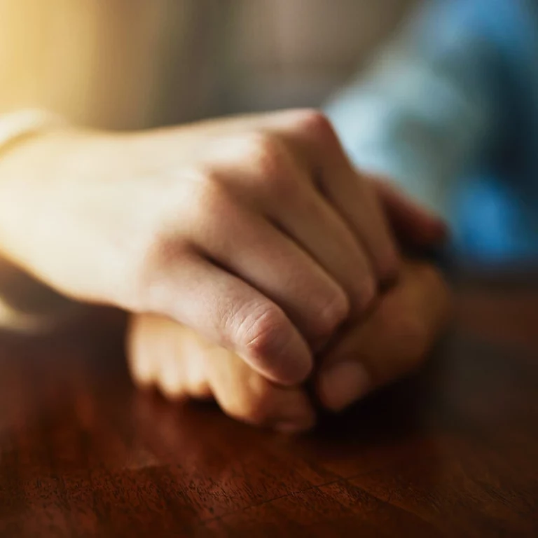 People holding hands