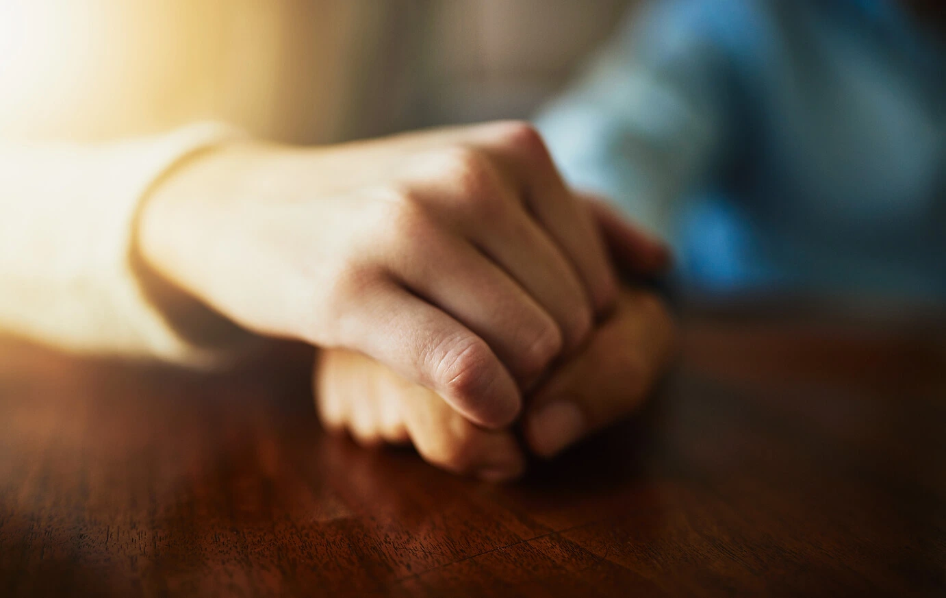 People holding hands