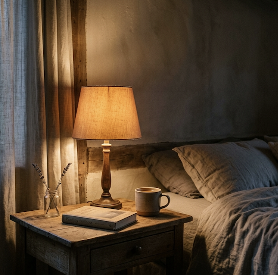 Warm light in a quiet room, representing relief during fentanyl withdrawal treatment