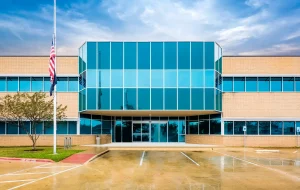 Glass College Station Clinic Building Exterior